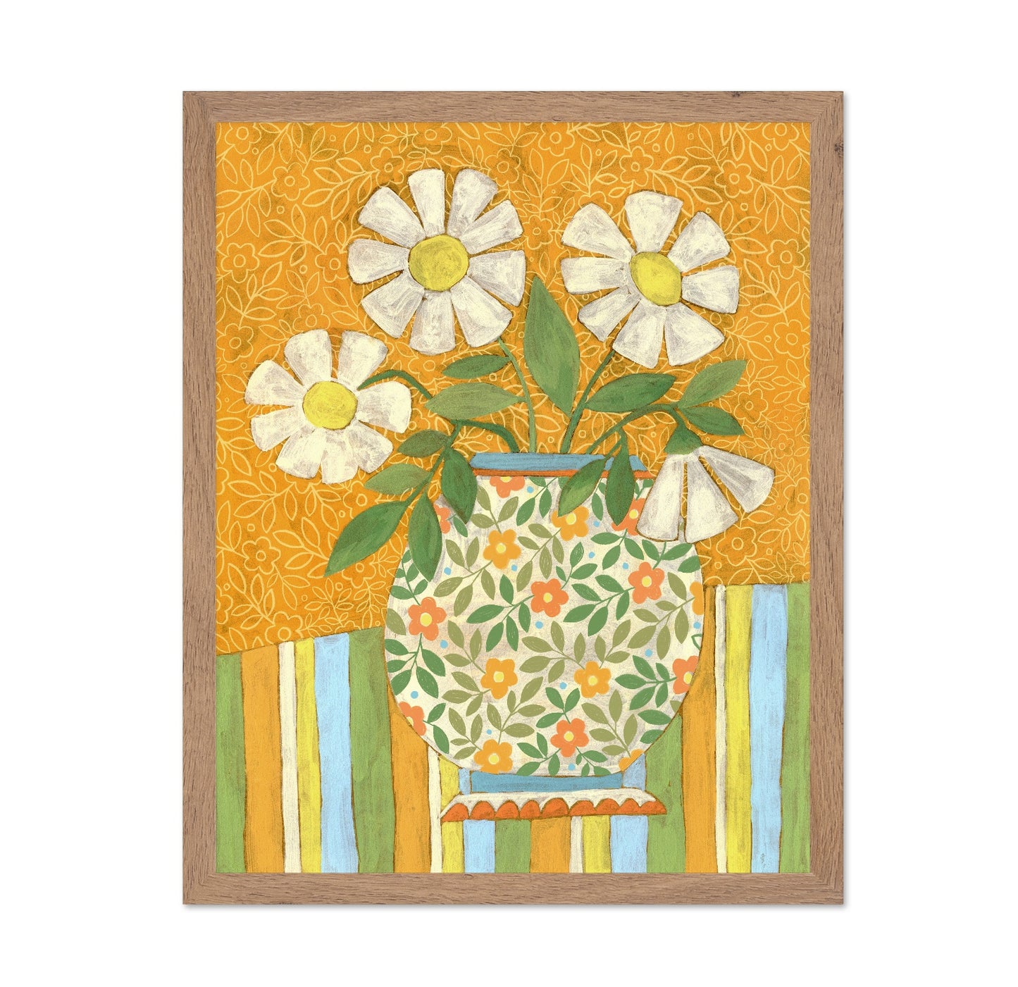 Daisy Floral Vase