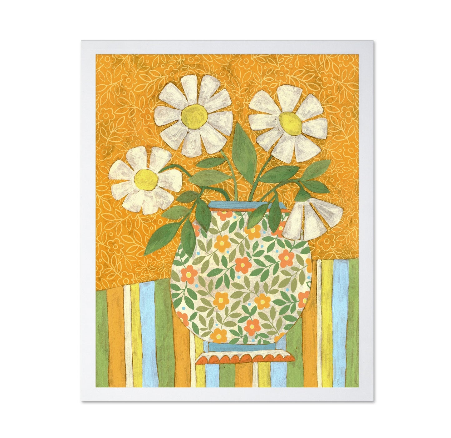 Daisy Floral Vase