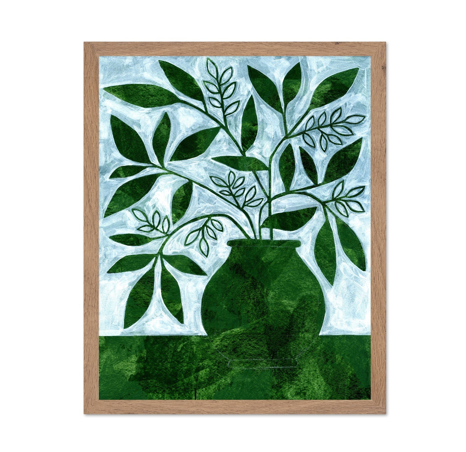 Emerald Leaves Vas