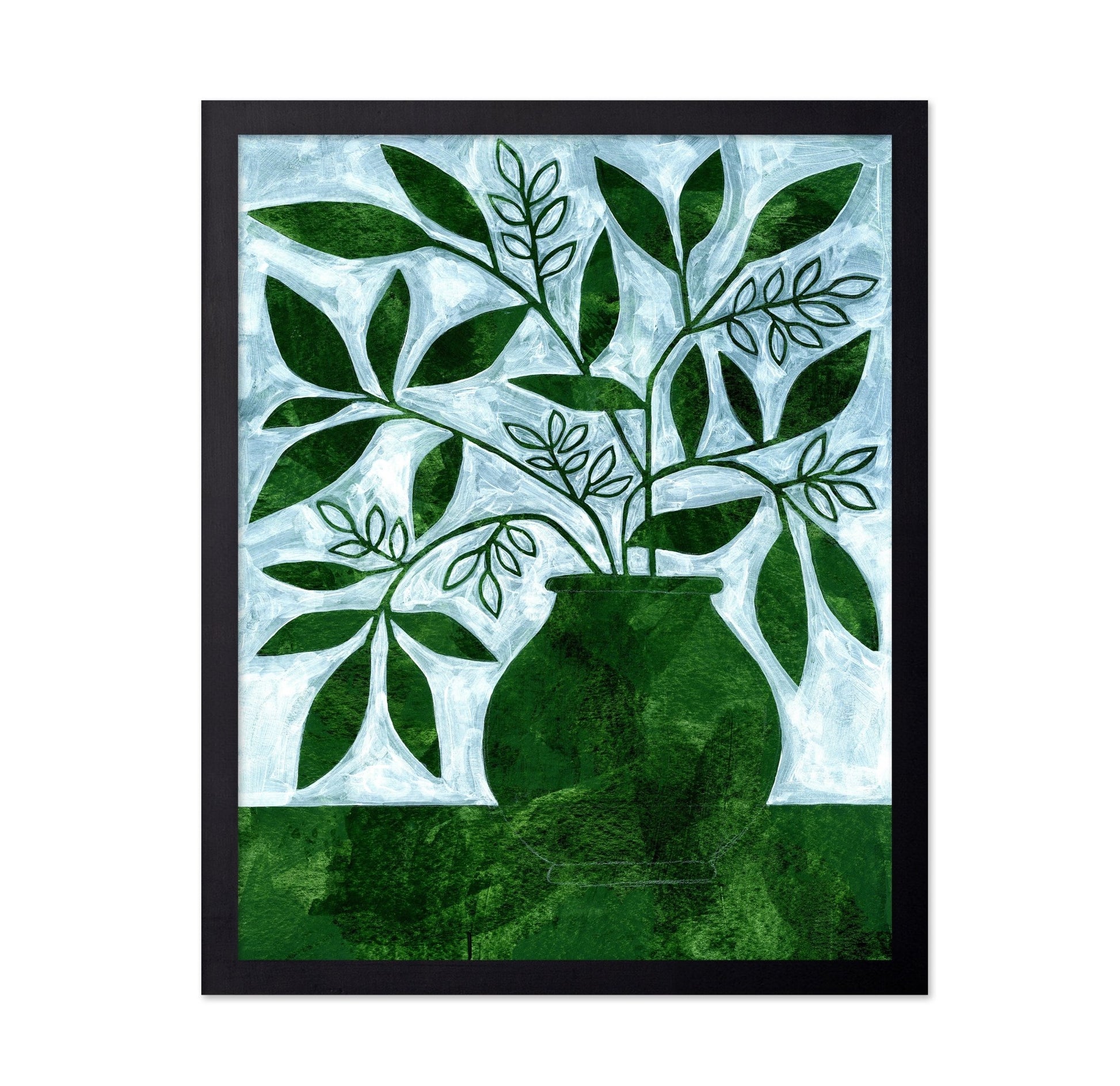 Emerald Leaves Vas