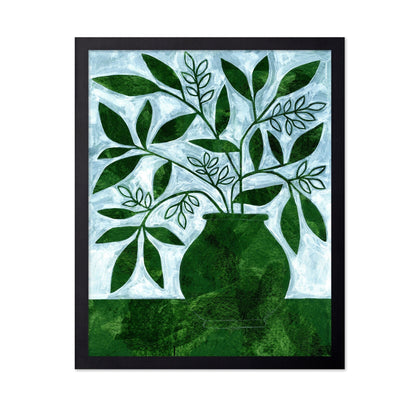 Emerald Leaves Vas