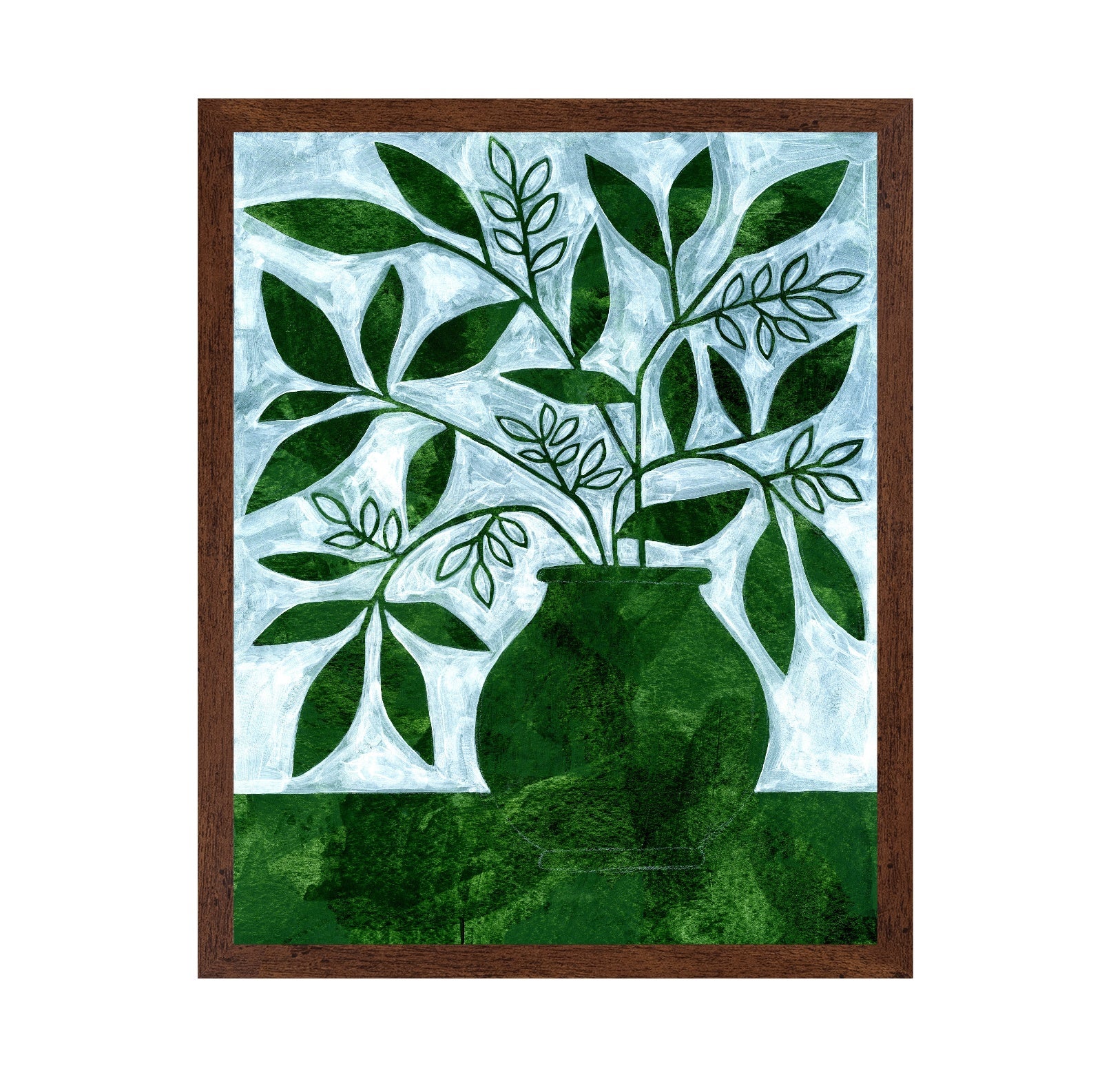 Emerald Leaves Vas
