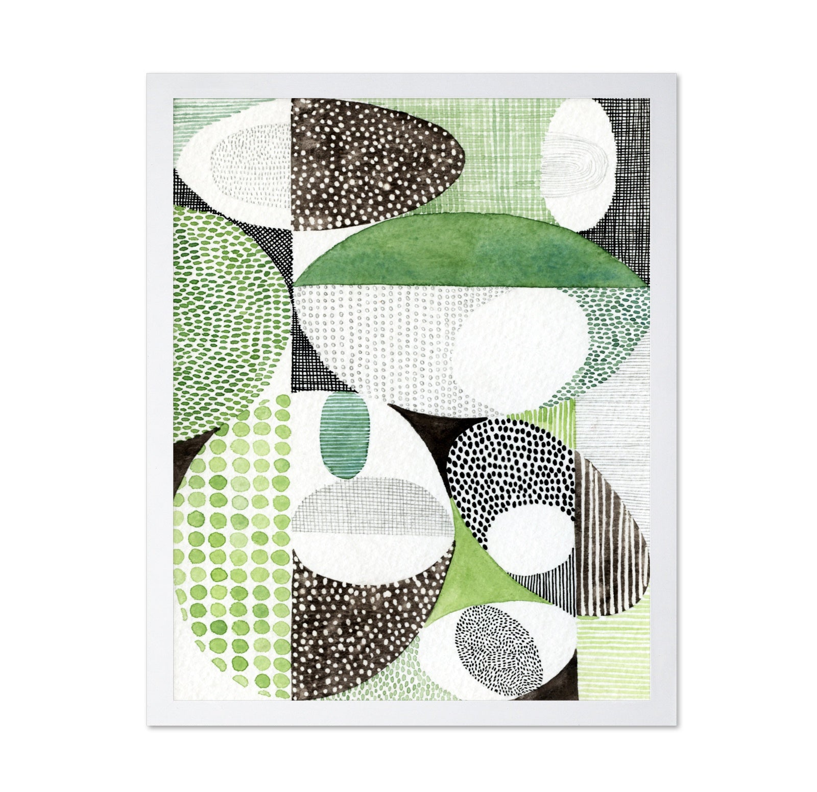 Green Pattern Shapes