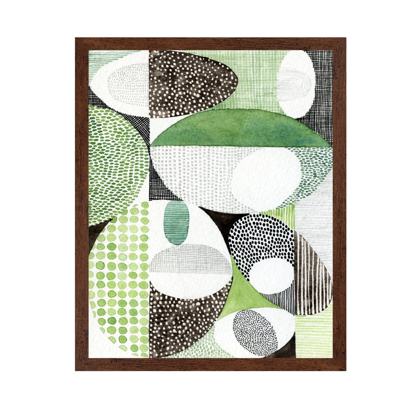 Green Pattern Shapes