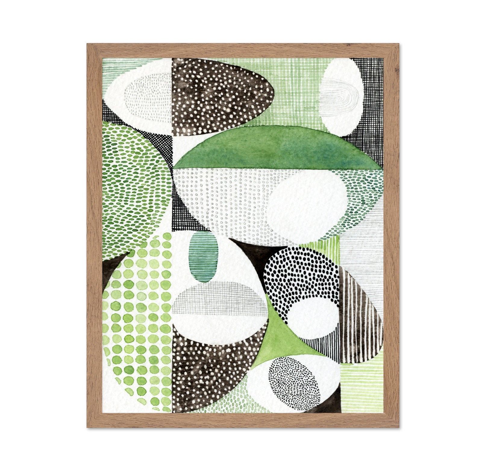 Green Pattern Shapes