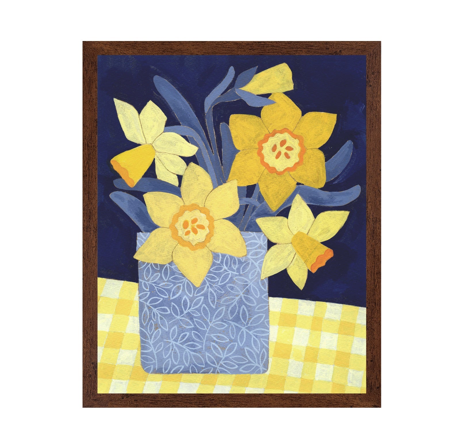 Yellow Daffodil Vase No1