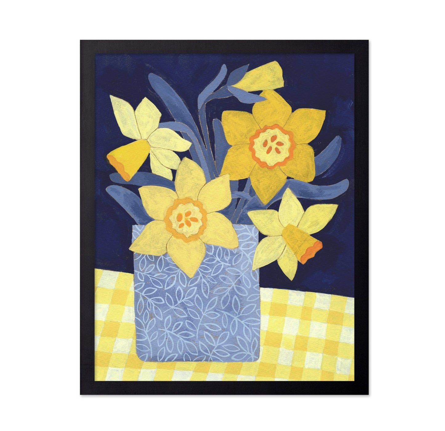 Yellow Daffodil Vase No1