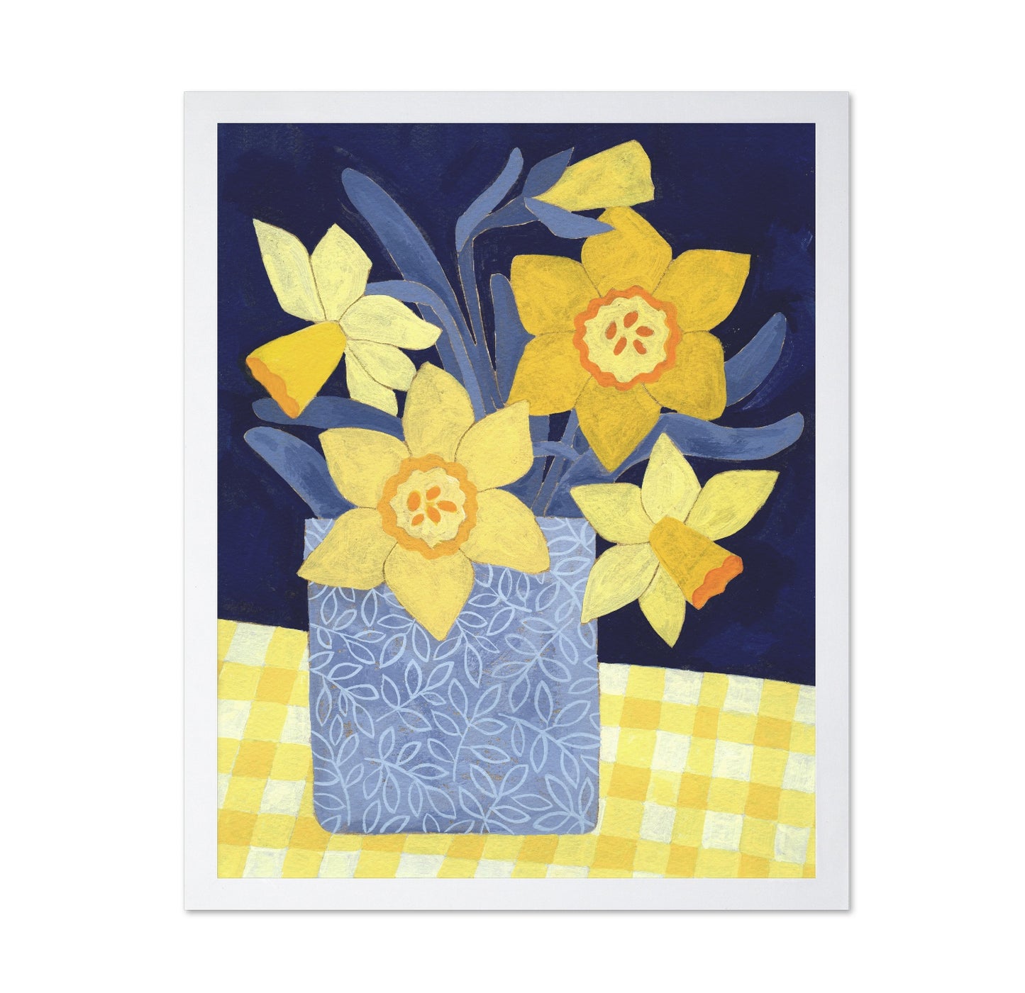 Yellow Daffodil Vase No1