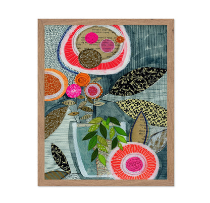 Abstract Floral Collage No3