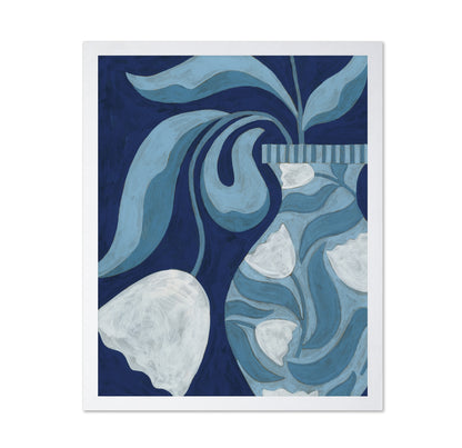 Blue Coastal Abstract