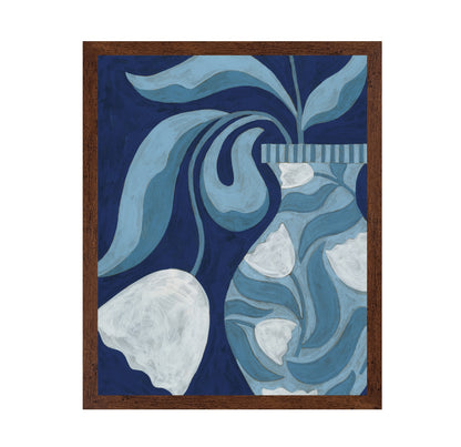 Blue Coastal Abstract