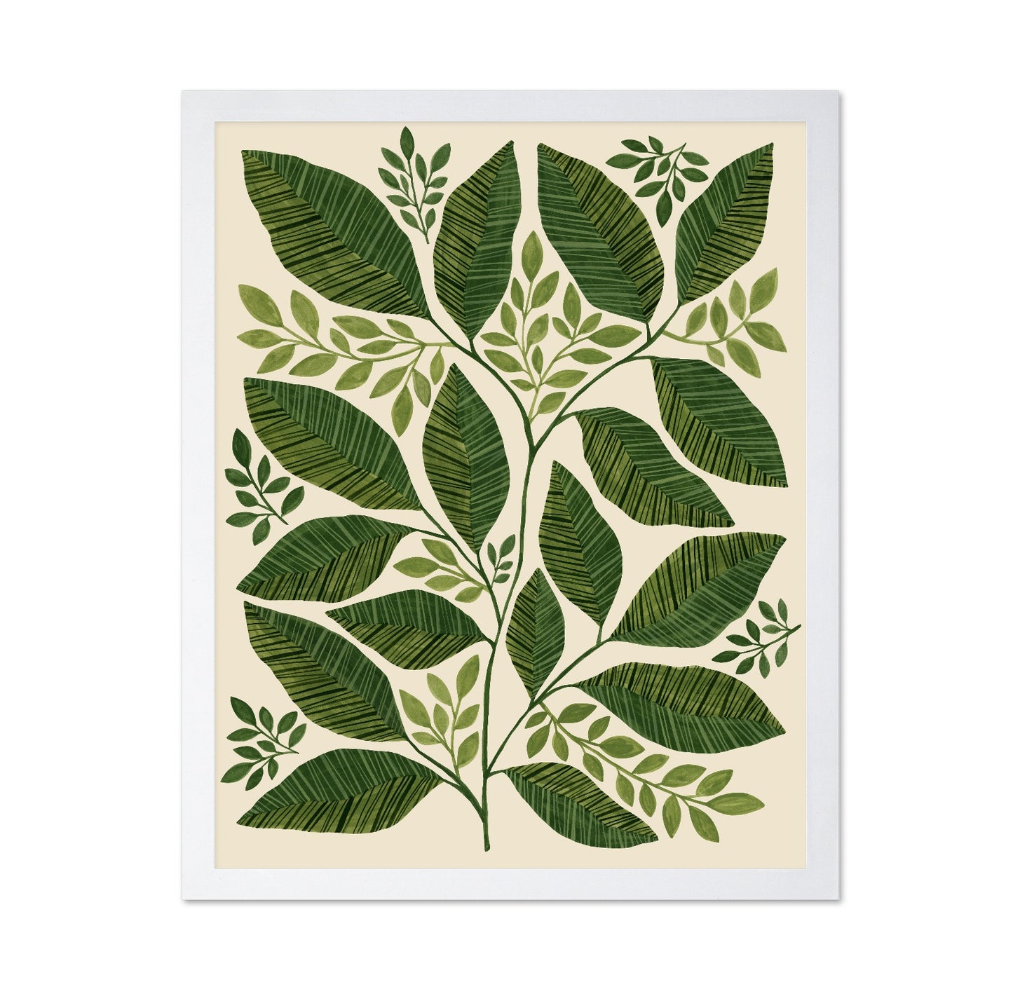Green Botanical Leaves