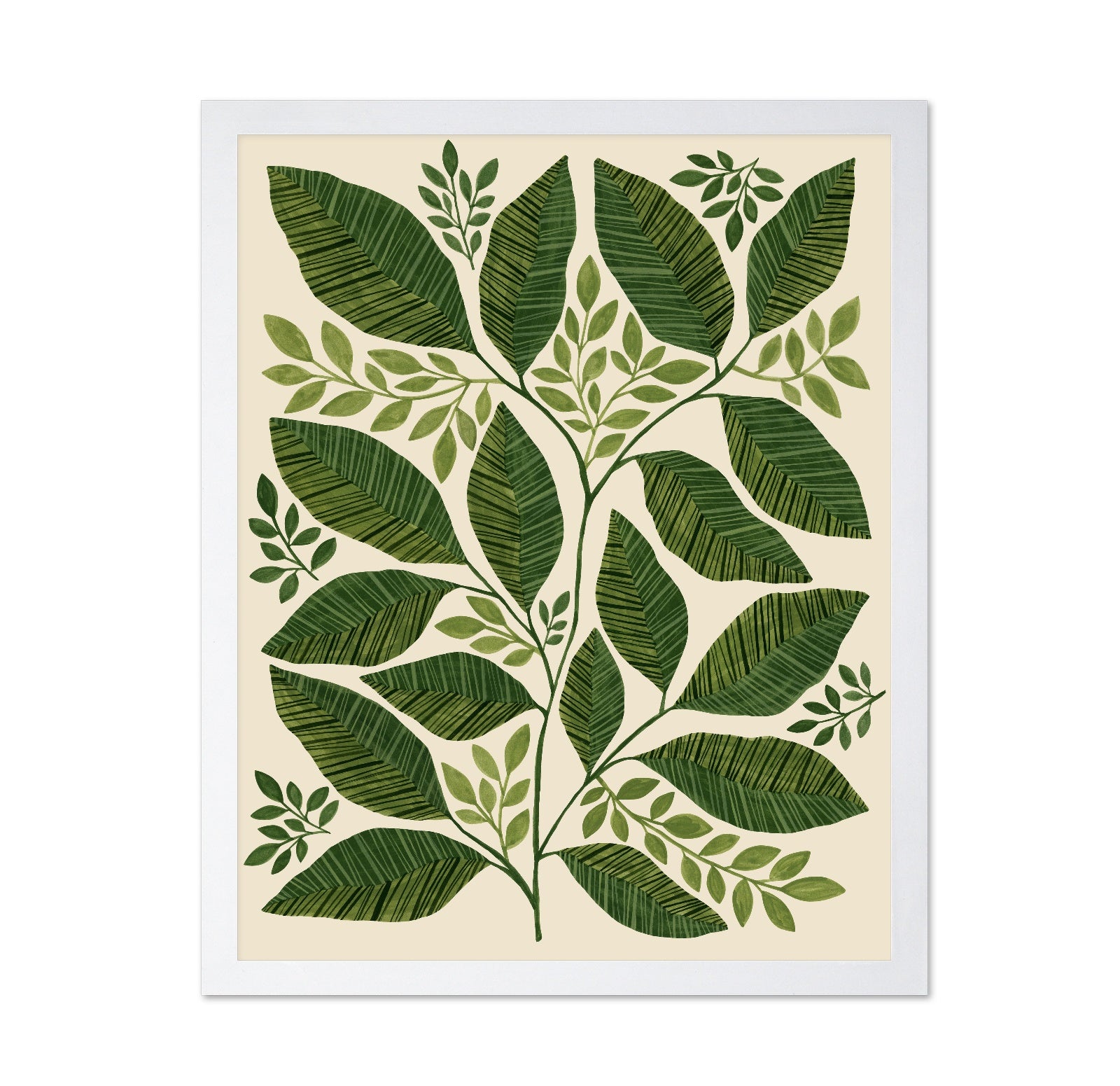 Green Botanical Leaves
