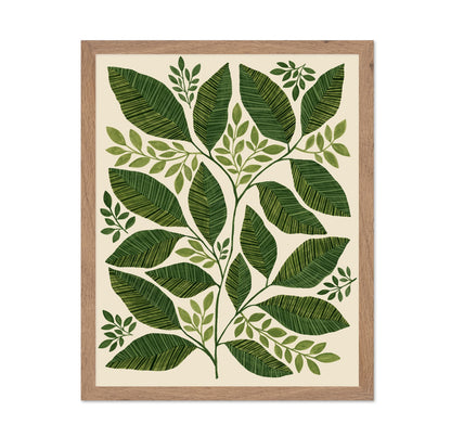 Green Botanical Leaves