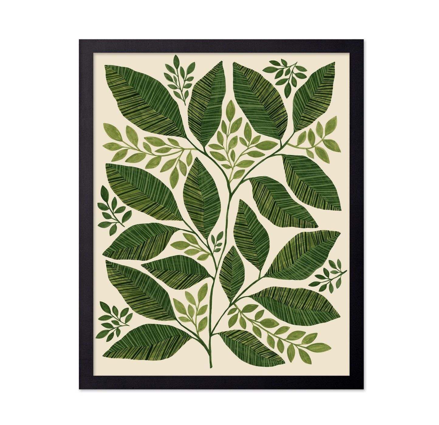 Green Botanical Leaves