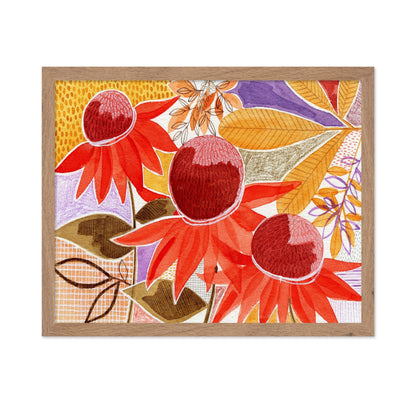 Red Coneflower Pattern