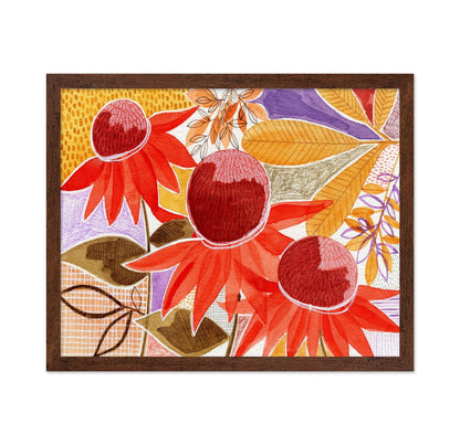 Red Coneflower Pattern