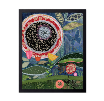 Whimsical Garden Collage