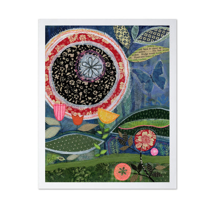 Whimsical Garden Collage