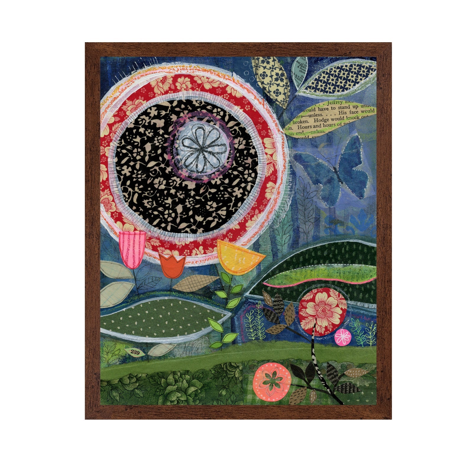 Whimsical Garden Collage