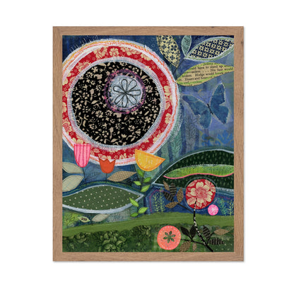 Whimsical Garden Collage