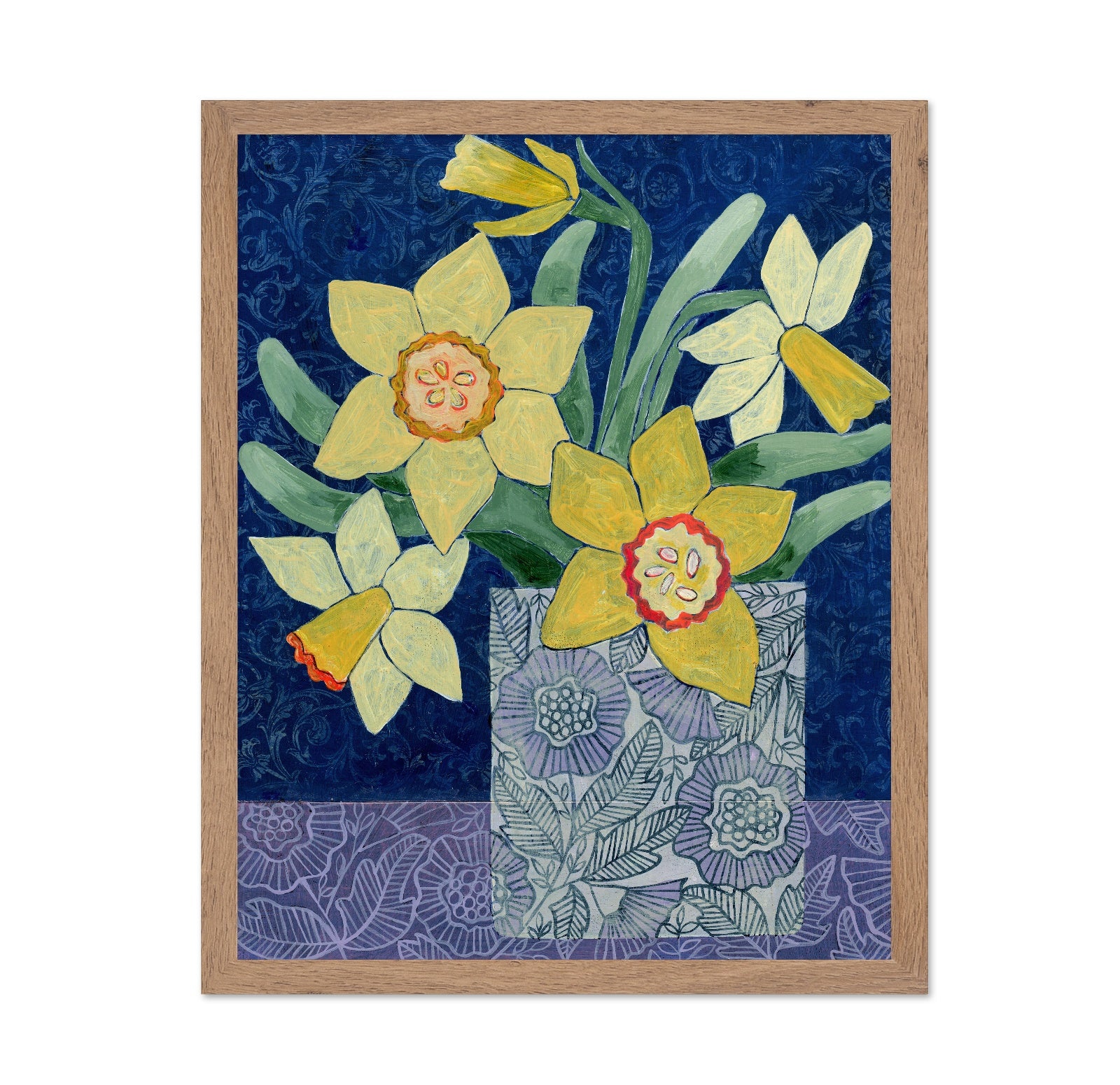 Yellow Daffodil Vase No2