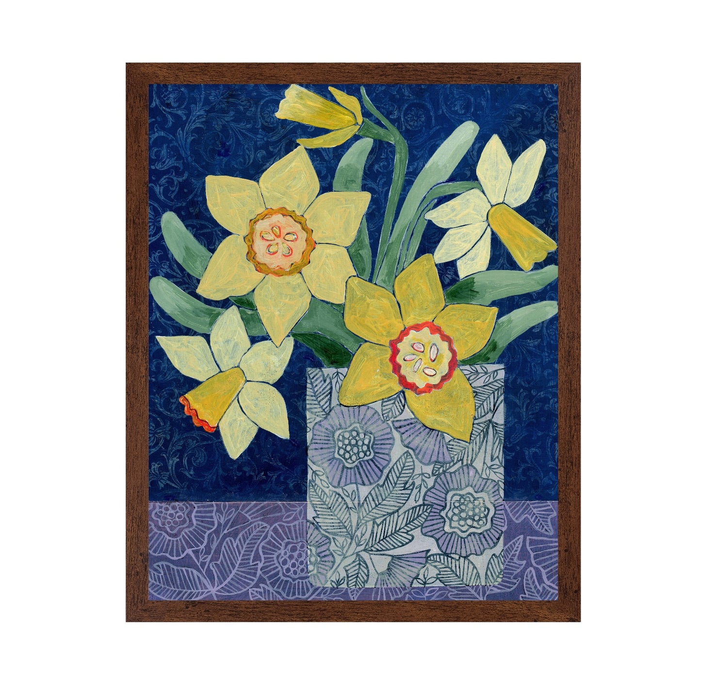Yellow Daffodil Vase No2