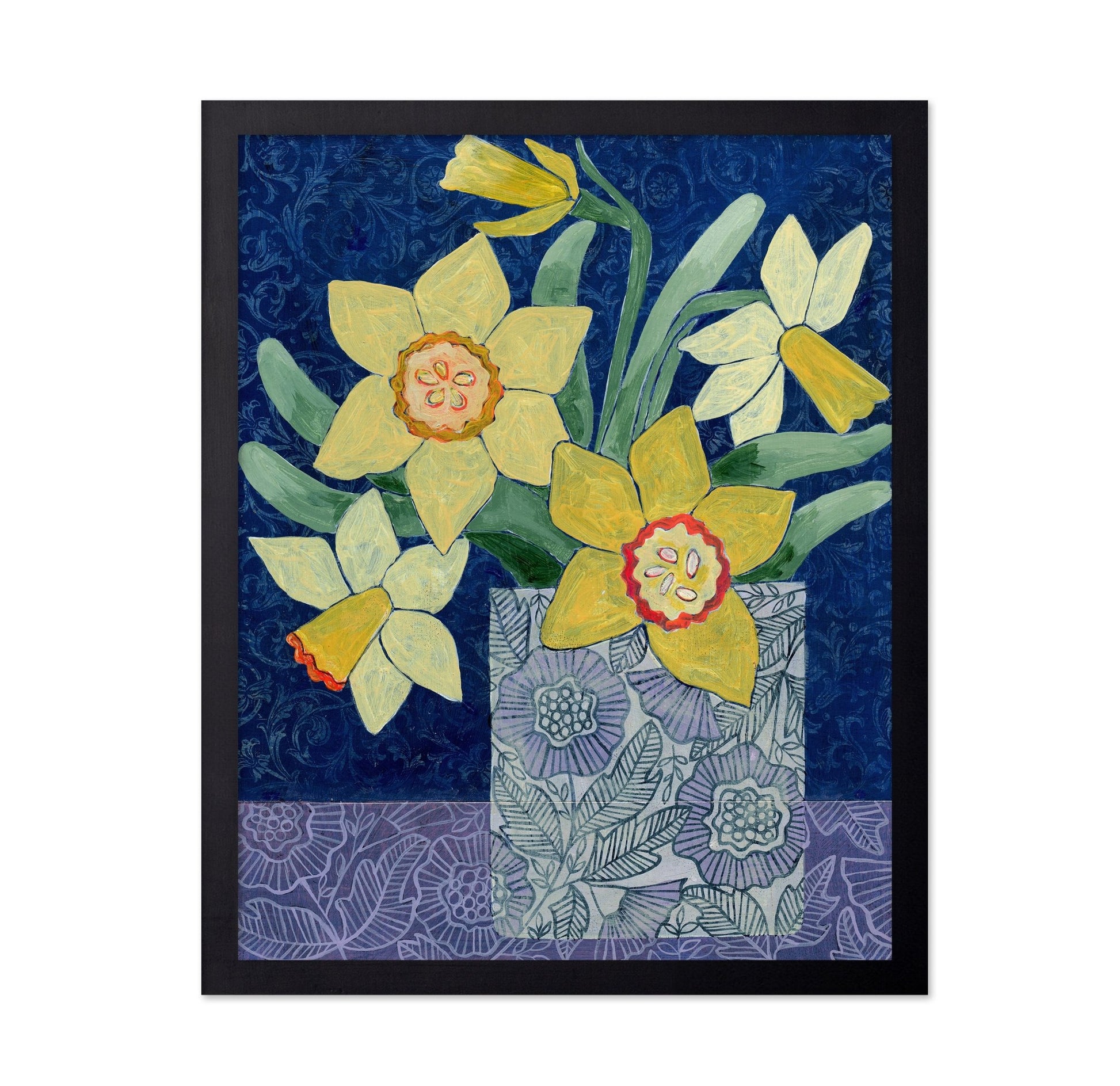 Yellow Daffodil Vase No2