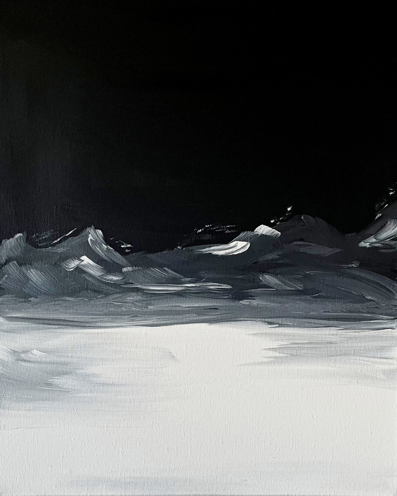 Minimal Snow Landscape