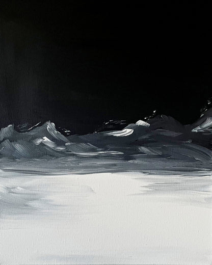 Minimal Snow Landscape
