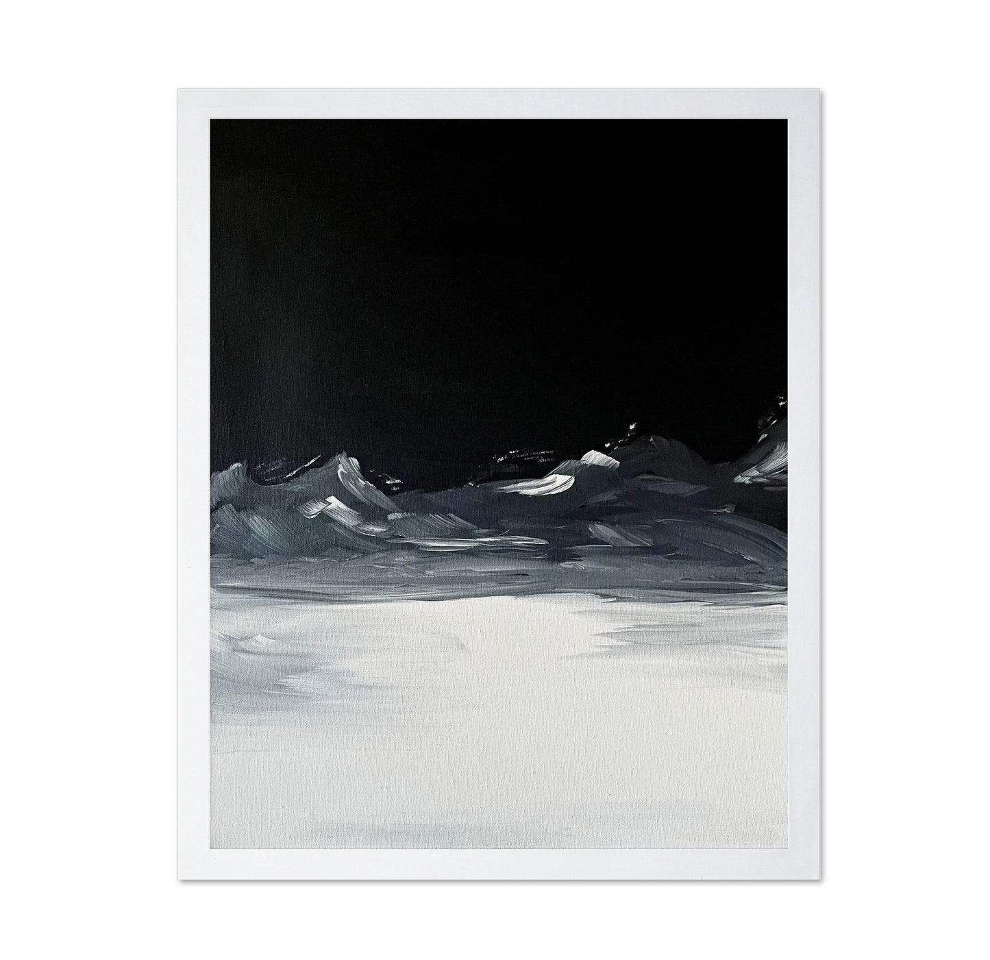 Minimal Snow Landscape