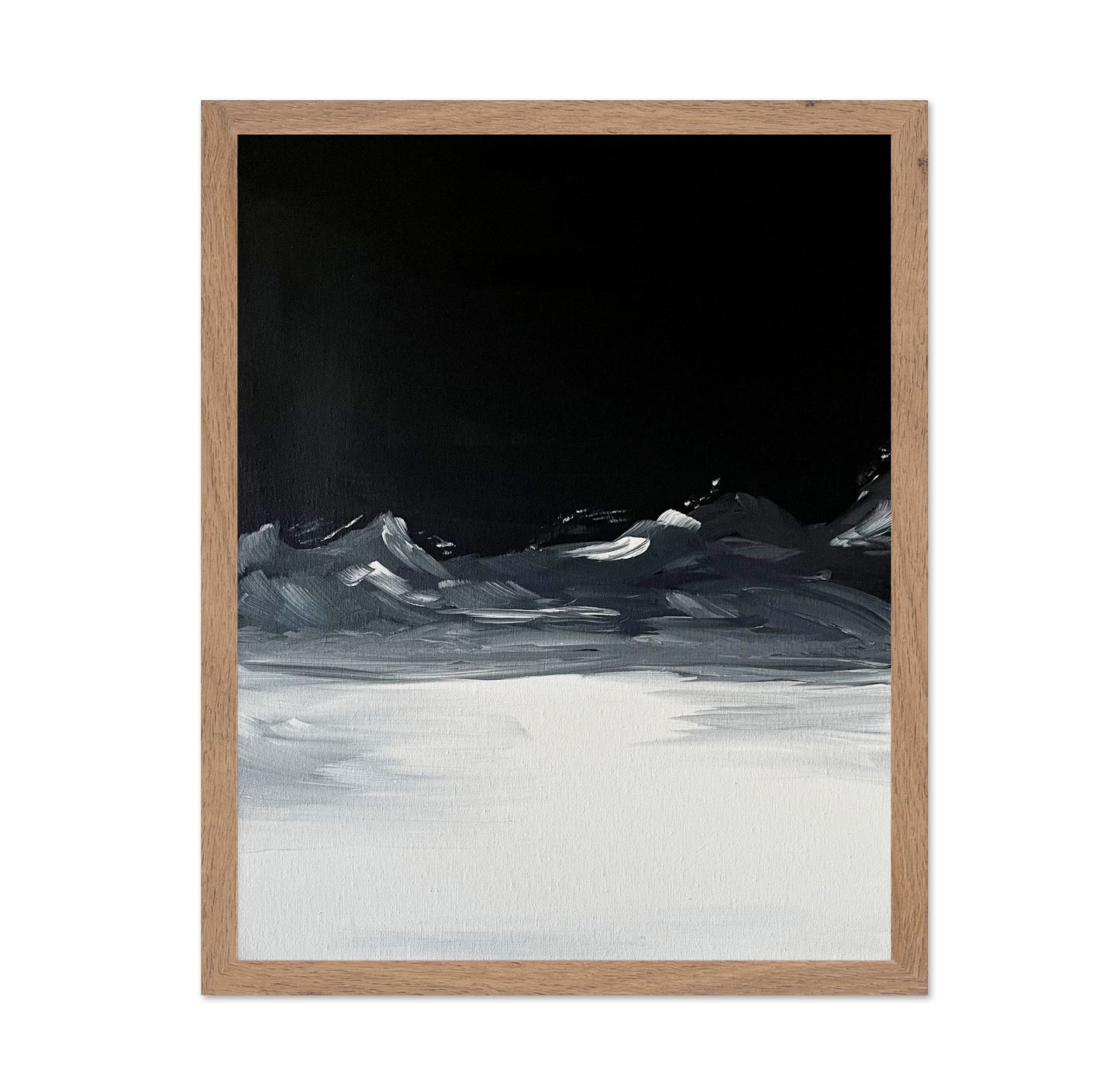 Minimal Snow Landscape