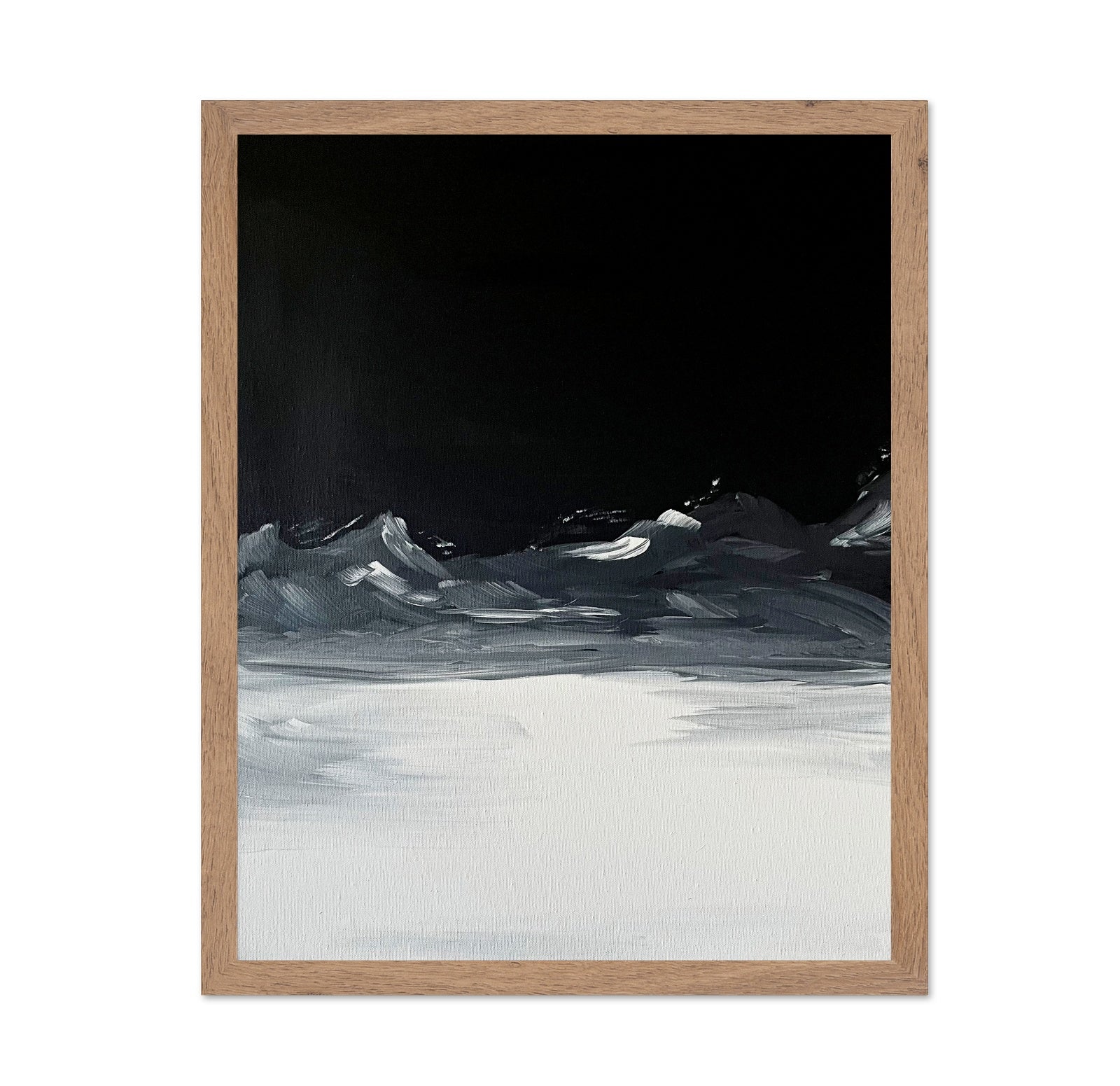 Minimal Snow Landscape