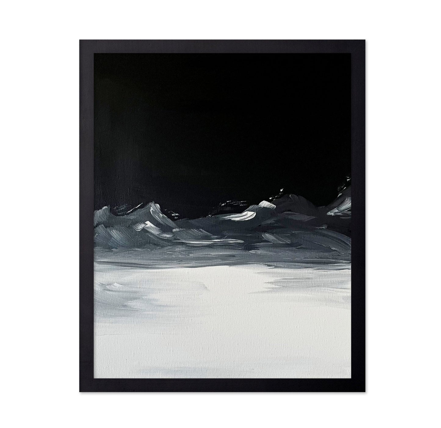Minimal Snow Landscape