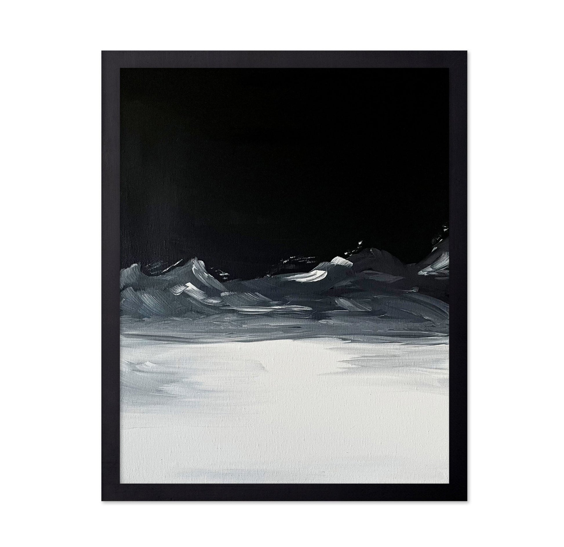 Minimal Snow Landscape