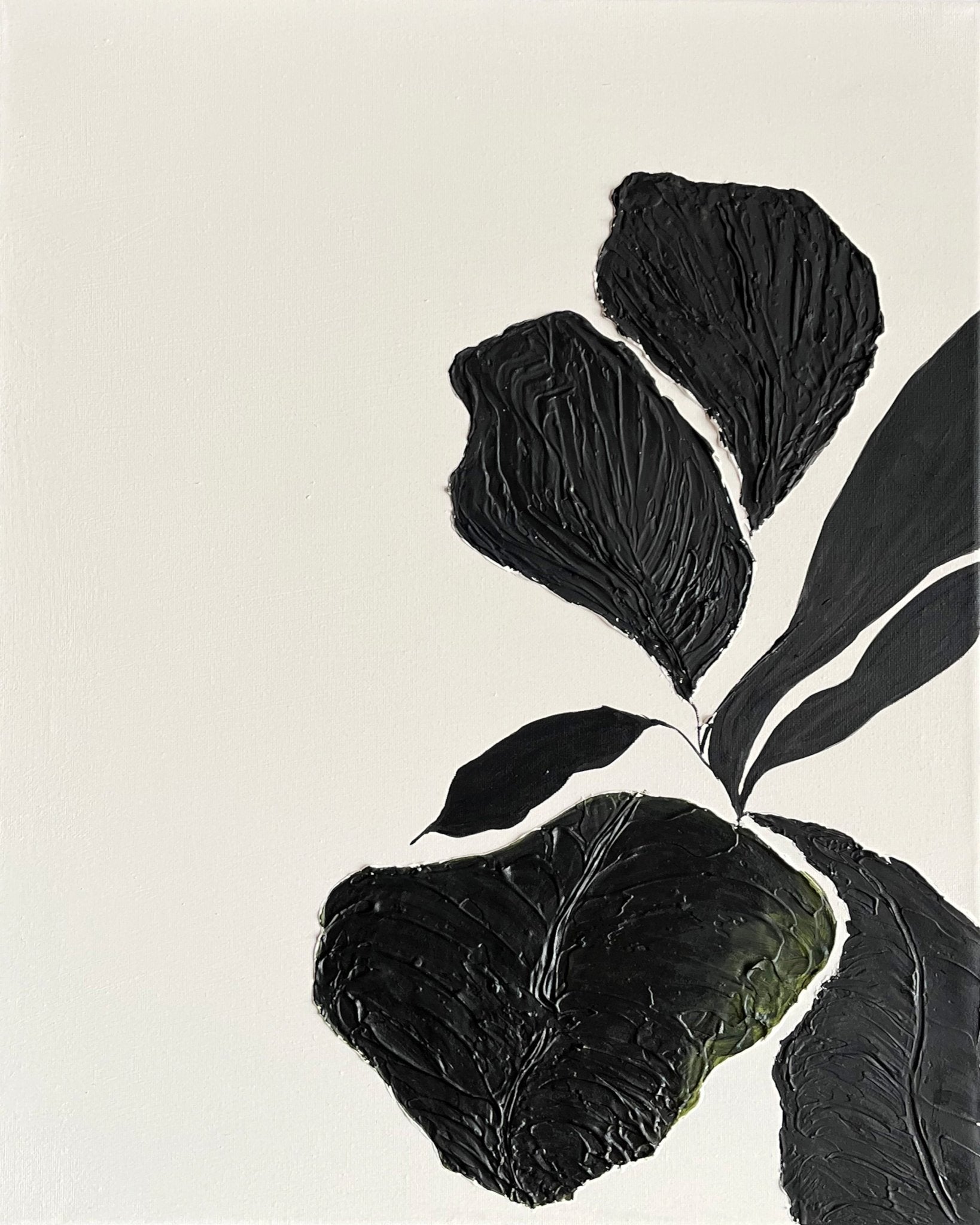 Dark Textured Leaves