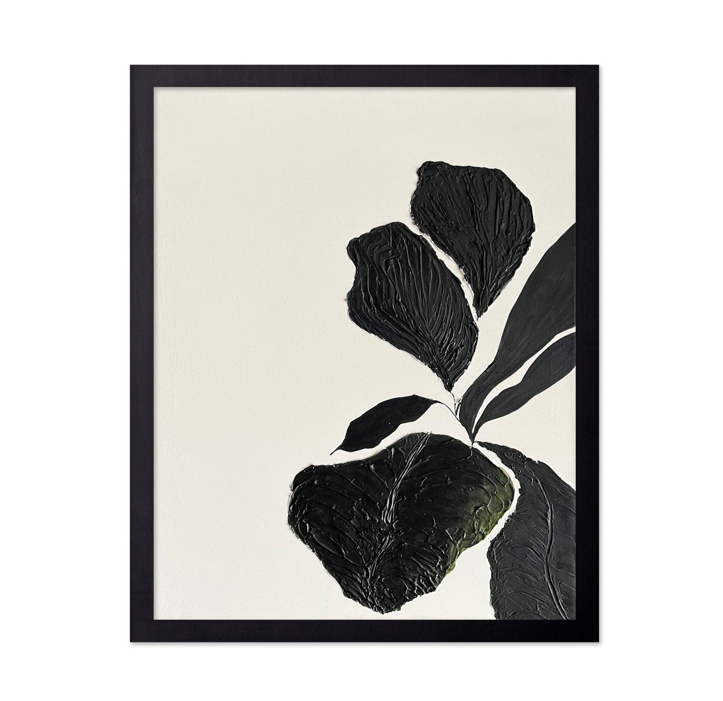 Dark Textured Leaves