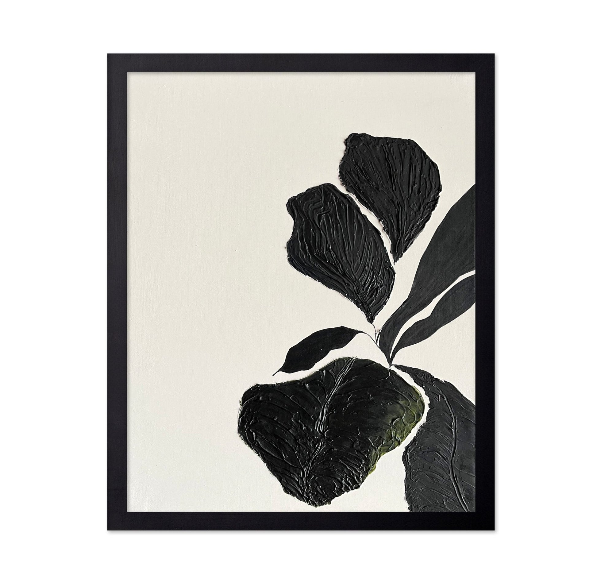Dark Textured Leaves