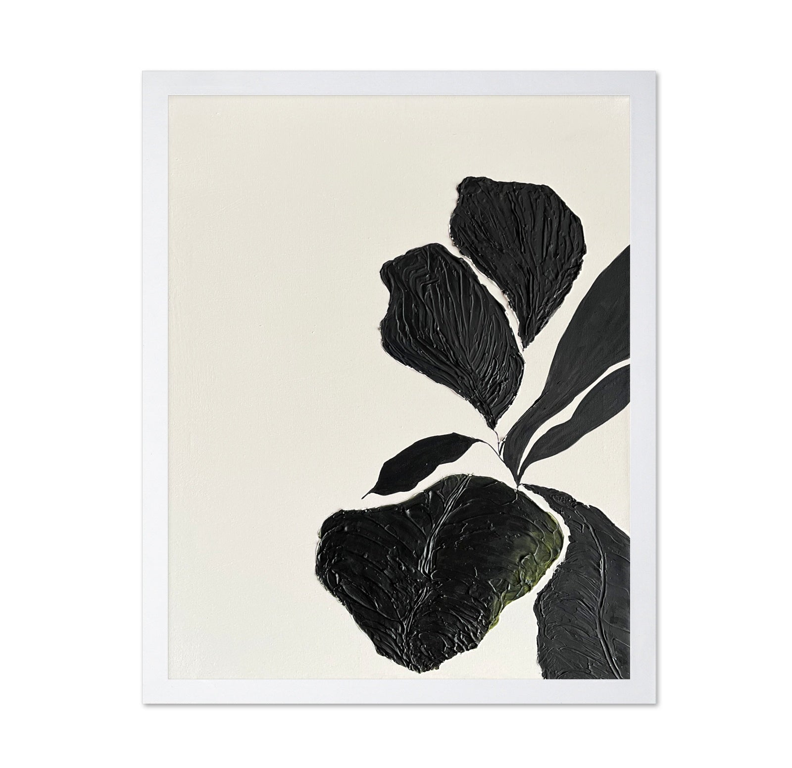 Dark Textured Leaves