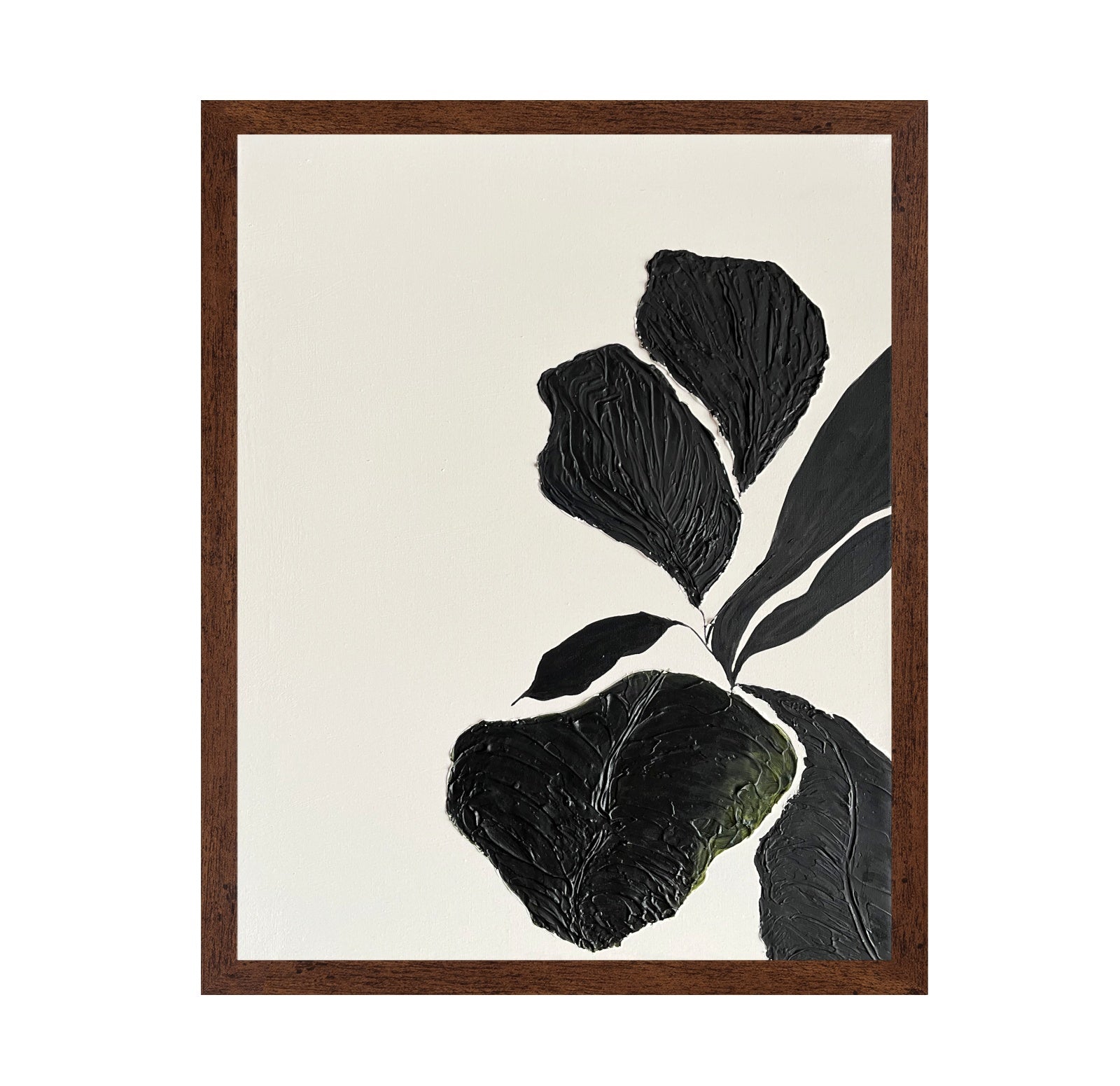 Dark Textured Leaves