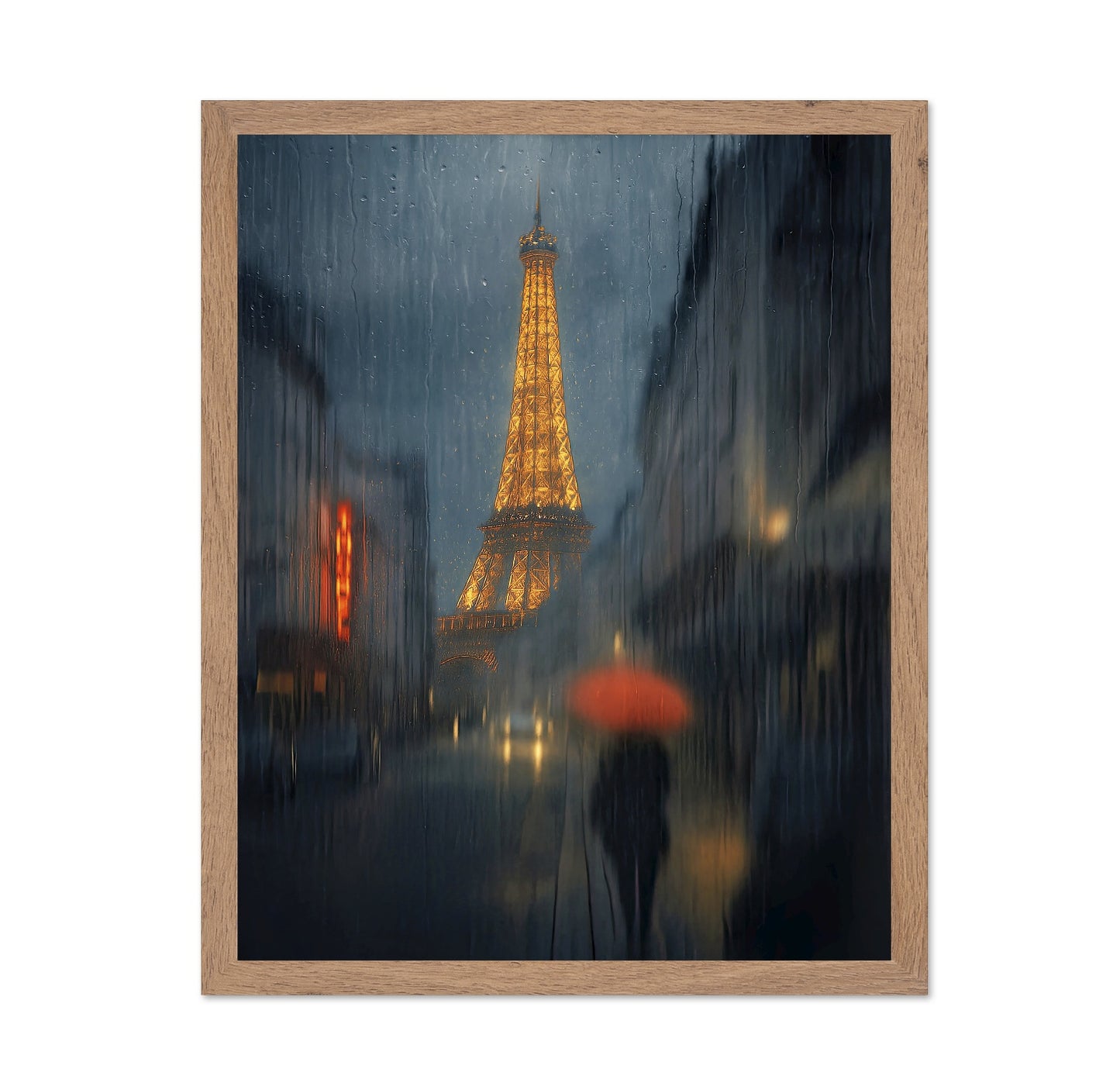 Rainy Eiffel Night