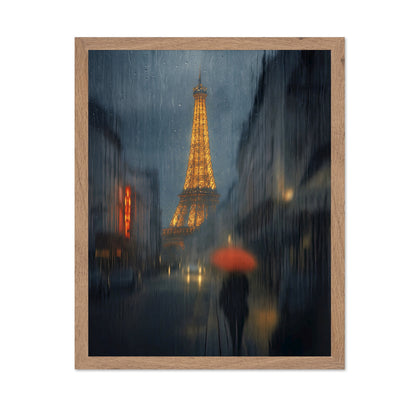 Rainy Eiffel Night
