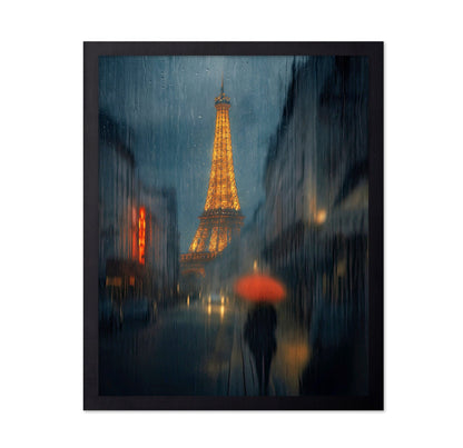 Rainy Eiffel Night