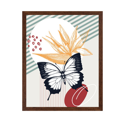 Abstract Butterfly Floral