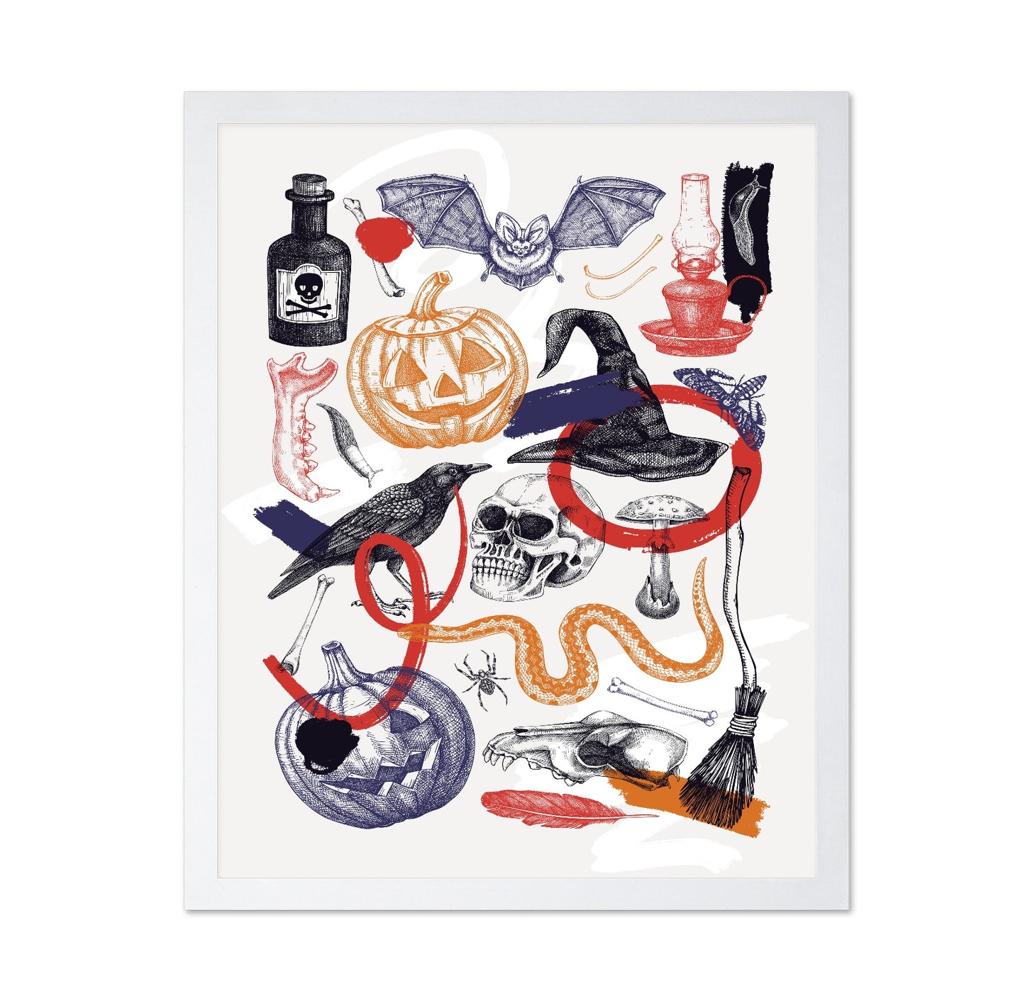 Halloween Vintage Collage
