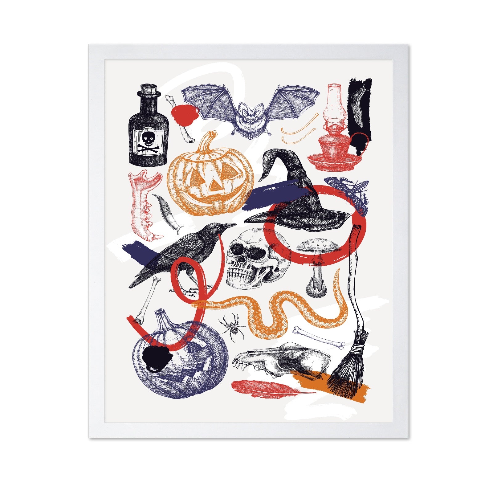 Halloween Vintage Collage
