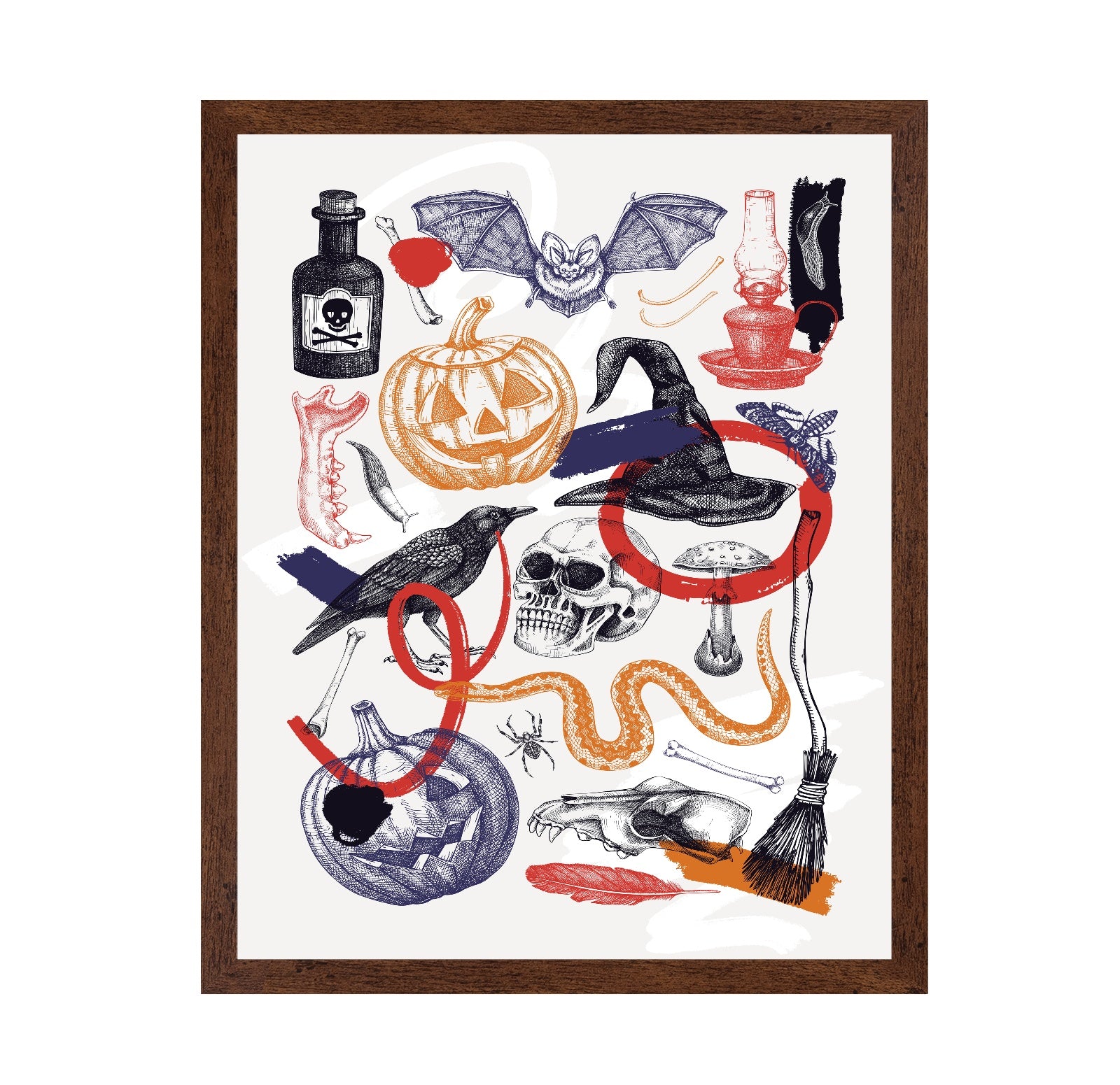 Halloween Vintage Collage