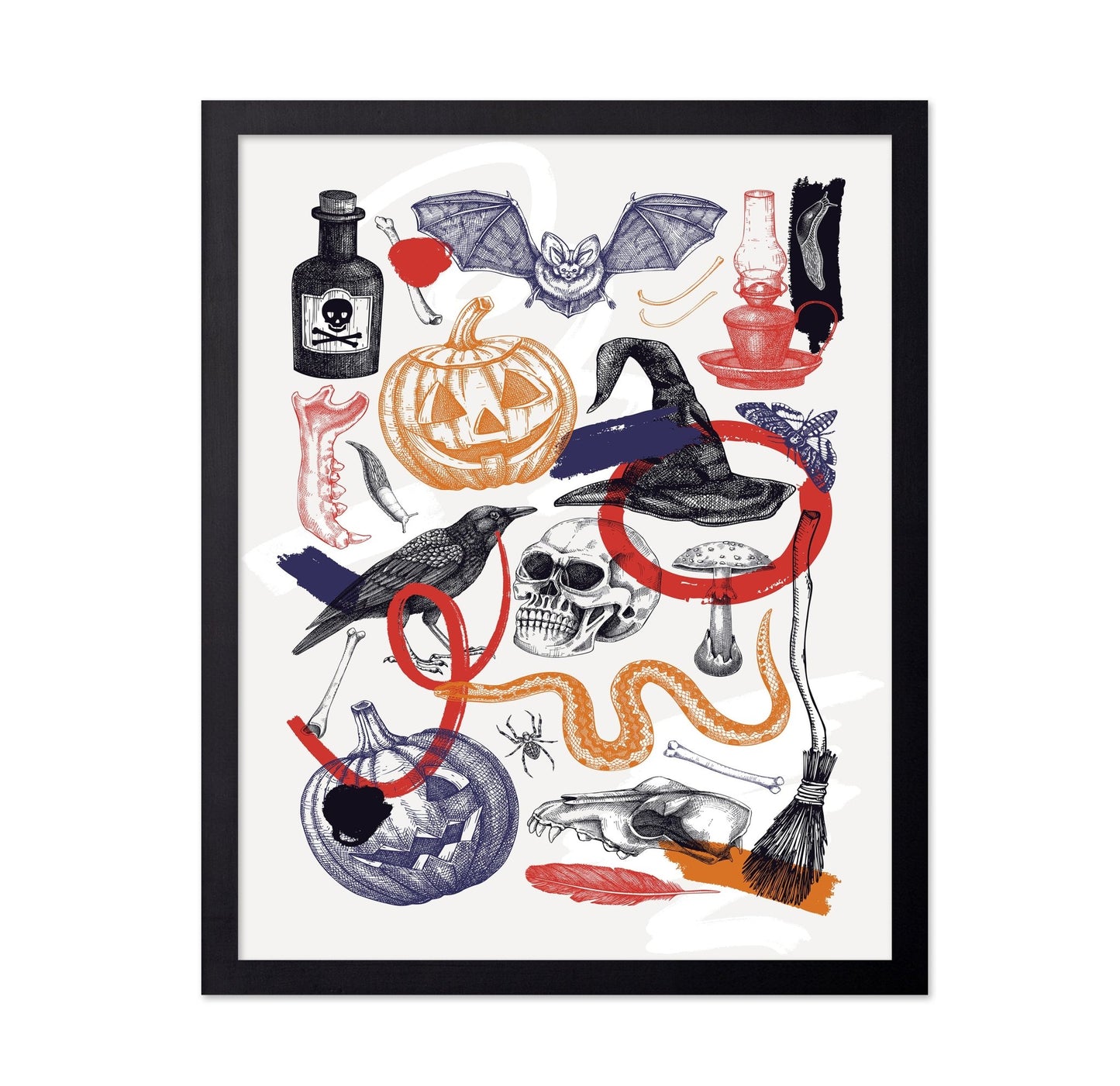Halloween Vintage Collage