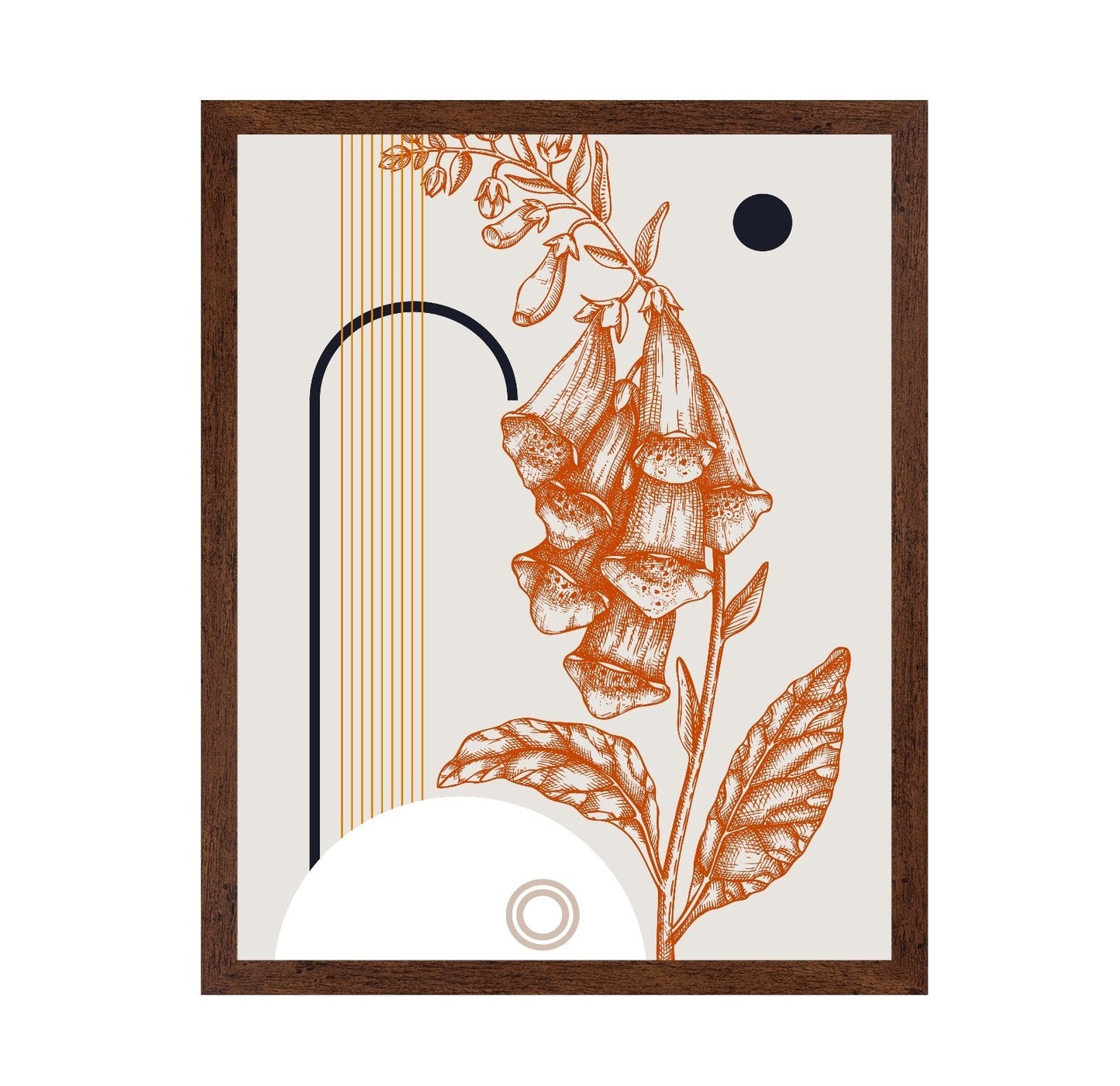 Vintage Foxglove Sketch