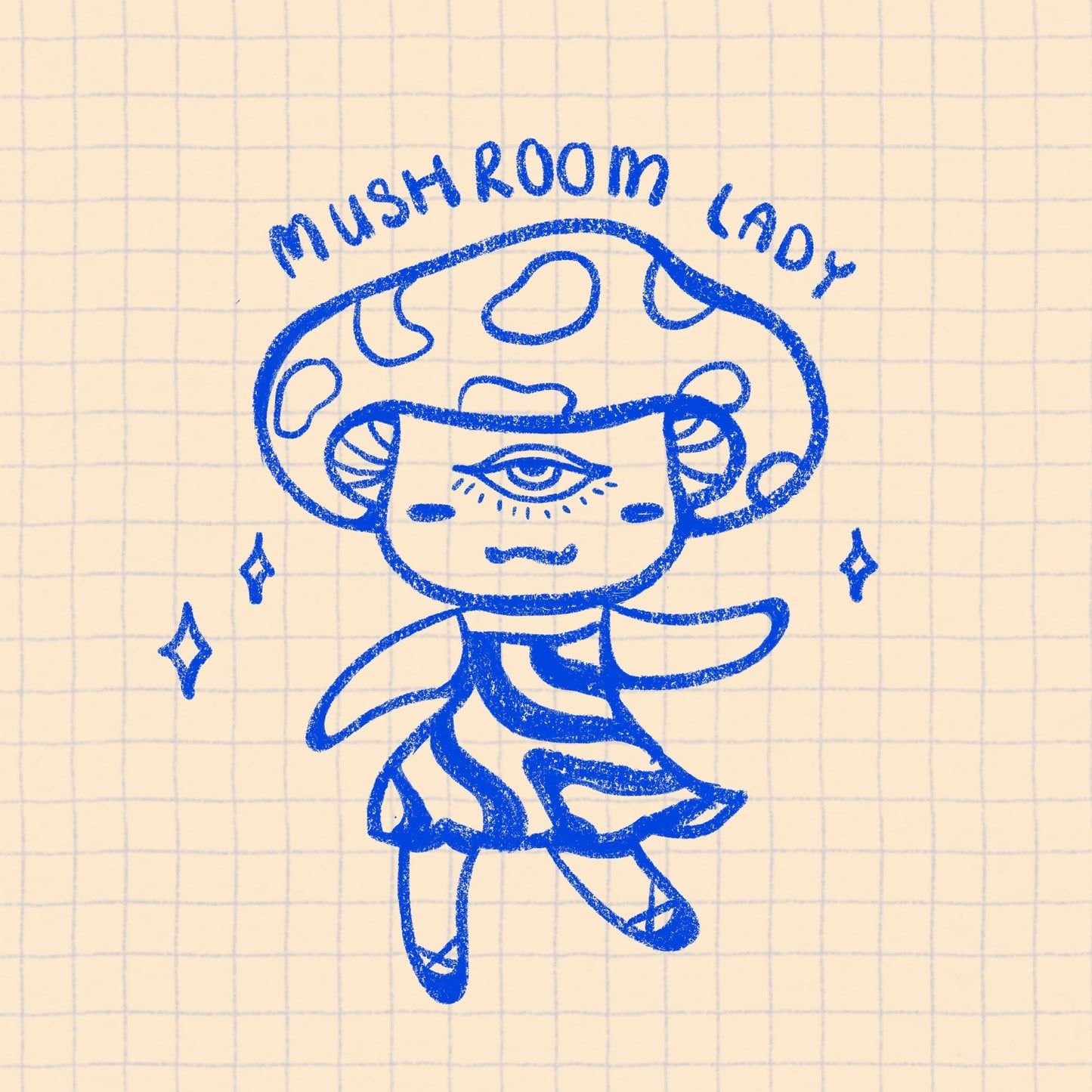 Mushroom Lady Doodle
